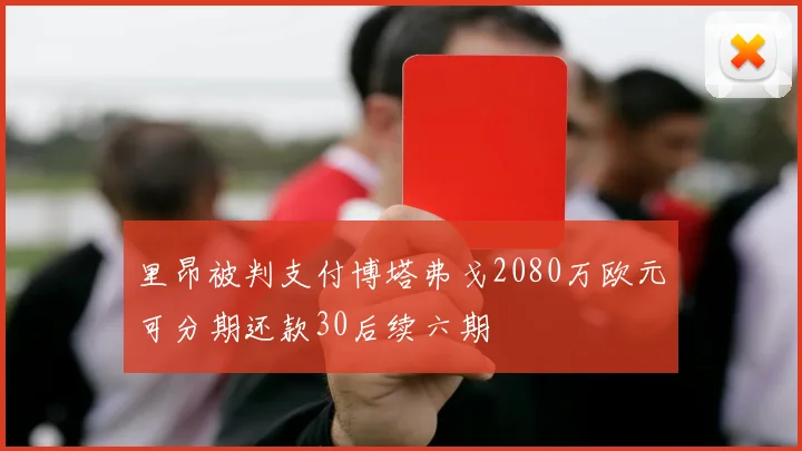 里昂被判支付博塔弗戈2080万欧元可分期还款30后续六期