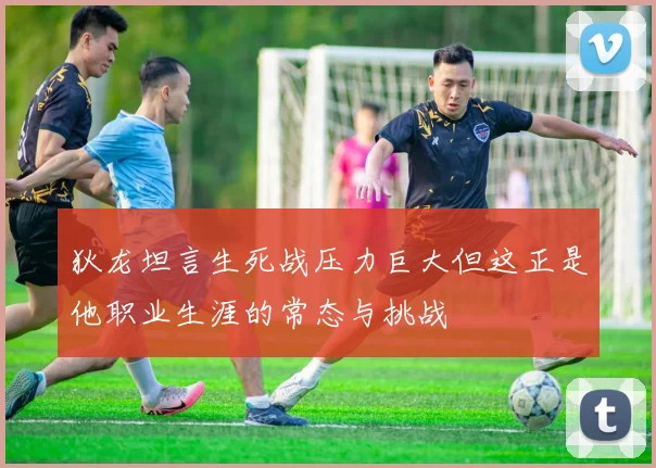 狄龙坦言生死战压力巨大但这正是他职业生涯的常态与挑战